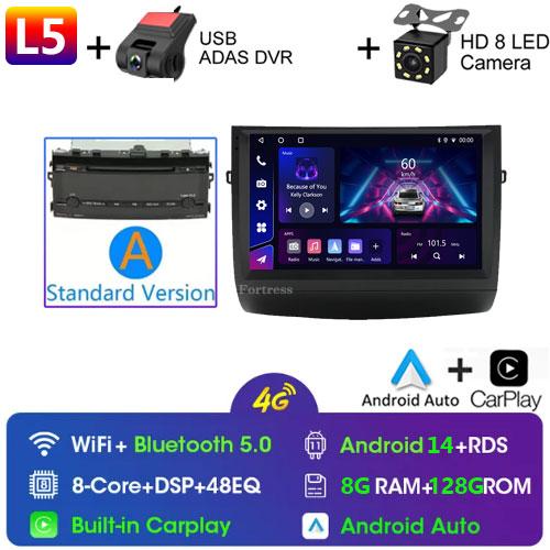 9''Android 14 Car Radio for Toyota Prius 20 2003-2009 GPS Head Unit Car Radio Multimedia Video Player Wifi 8+128G Carplay