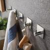 4Pcs Multi-Purpose Adhesive Wall Hook Heavy Duty Towel Holder Towel Rack  Bathroom Kitchen Hardware