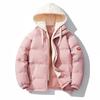 Men Parkas Thick Warm Winter Jacket Hooded Quilted Jacket Loose Fashion Casual Cotton-Padded Puffer Coat Autumn Winter Outwear