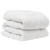 White Microfibre Bed Set with Pillow 2 pcs