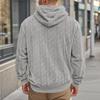 Europäisches Jacquard Teddyfleece Herren Kapuzen-Sport-Freizeit-Sweatshirt - Herbst/Winter Kollektion