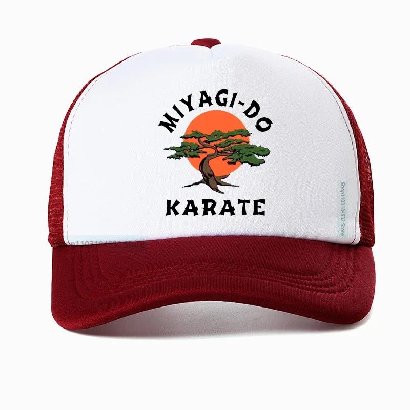 Miyagi Do Jo Trucker Caps Inspired By Karate Kid Funny Baseball Cap Martial Art Retro Cool Unisex hat Mesh Visor Outdoor Sun Hats