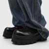 Shoes for Men British Style Thick Sole Casual Derby Shoes High Quality Fashion Comfor Platform Mans Leather Shoes