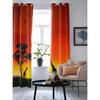 African Animals Giraffes In The Savannah Window Curtain For Living Room Bedroom Decor Curtains Luxury Kitchen Valance Curtains