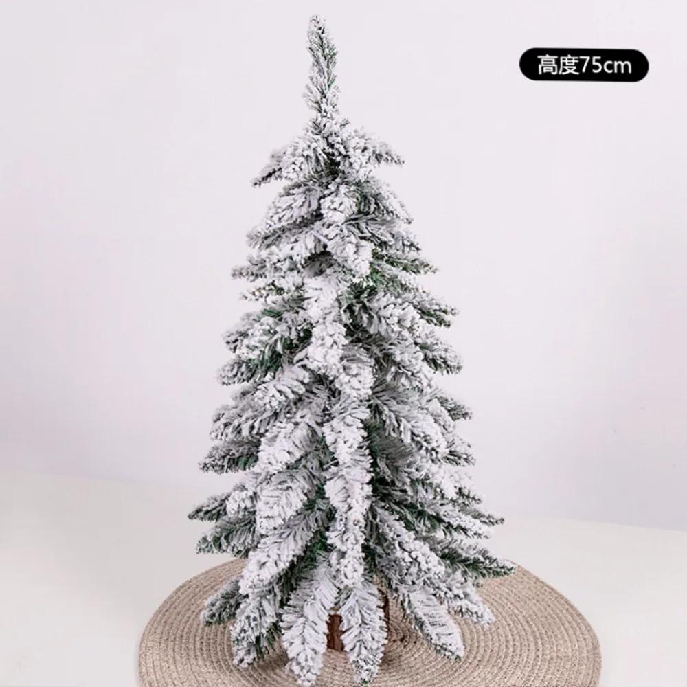 For Mini Flocked Christmas Tree Pre Lit Artificial Tabletop Christmas Trees Snow Flocked Xmas Tree  DIY Decorations