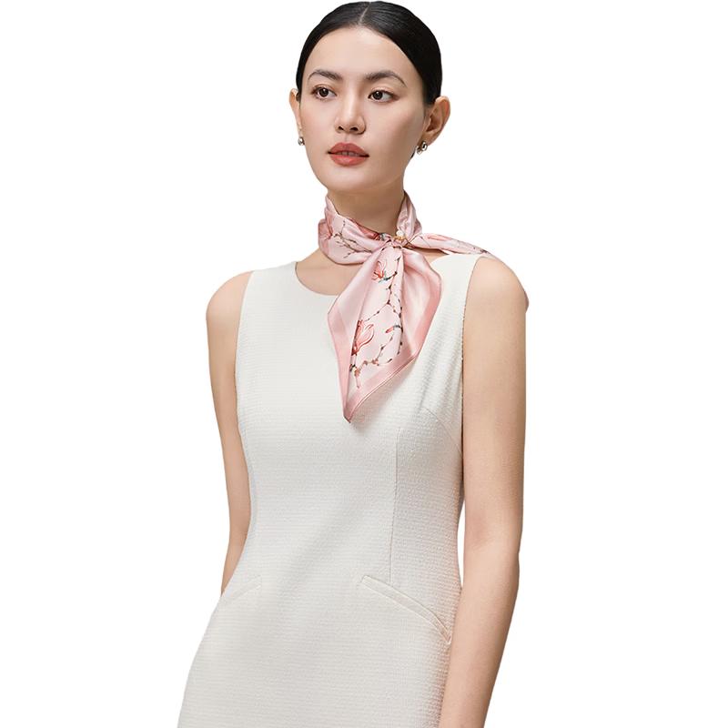 Shanghai Story Women s Printed Mulberry Silk Square Scarf