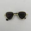 Pet Fashion Round Sunglasses for Cats & Dogs - 9cm Cotton Doll Accessories