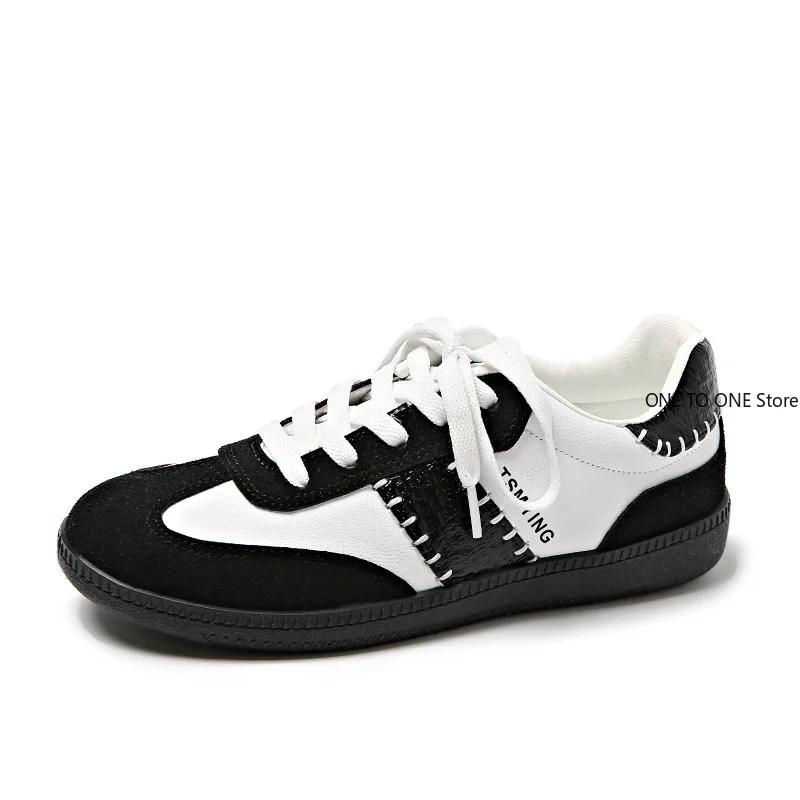 Fashion Women's New Flat Bottom Little White Shoes Student Versatile Sports and Casual Board Shoes Plus Size 35-44 Comfortable soft sole