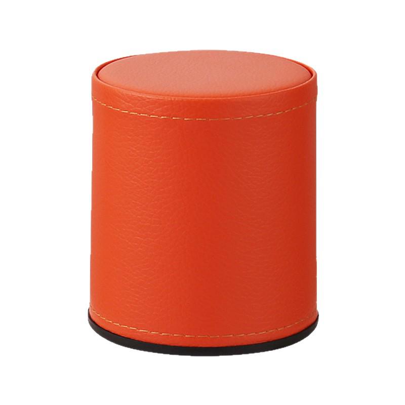 Litschi-Muster Leder Würfelbecher mit bunten Würfeln, KTV Bar Stil