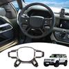 Car Steering Wheel Decoration Cover Trim Frame Sticker For Land Rover Defender 90 110 130 2020-2025 Interior Accessories