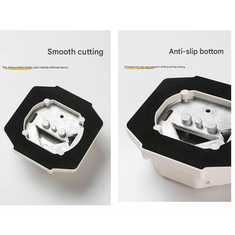 4 In 1 Scrapbooking Edge Decorator Efficient Hole Punch High Capacity for Quick Document Handling with Compacts Size