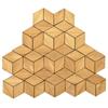 24/48PCS DIY Dollhouse Floor Tiles 1/12 Scale Miniature Floor Board Gift Wood Grain Floor  Dollhouse