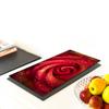 GLASS PLATE BOARD PANEL TABLETOP 30x52 FLOWER