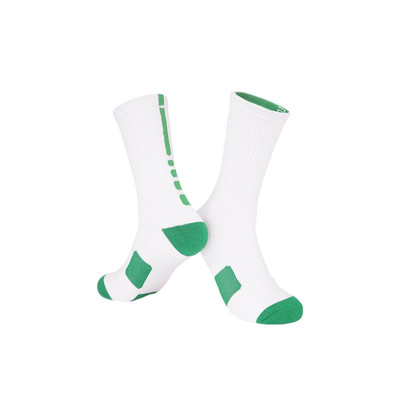 Professional Basketball Socks Non-Slip Elite High-Top Towel Bottom Actual Combat Sports Socks Breathable Medium Tube Training Socks