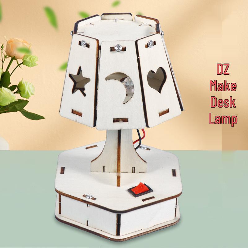 Handmade Innovative Desk Lamp: DIY Science and Technology for Kids 14*20 cm