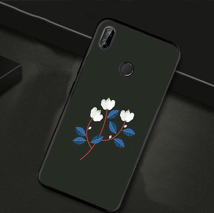 Purple Background Pattern For Huawei Nova 11i 12i 12s 8i 9 10 SE Y60 Y61 Y70 Y90 Y72 Y73 Y91 P60 Pro P40 P30 Lite Case