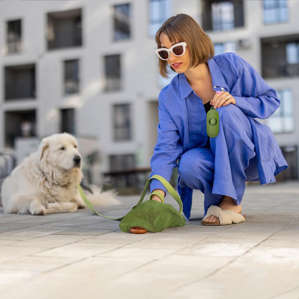 Biodegradables Dog Cat Pet Poop Bags Rolls Extra Thick Leak Proof Waste Refuse Cleaningup Bags For Outdoor Animals Walking And Travel With Allocator