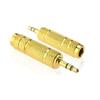 2Pcs 6.5mm 6.35mm To 3.5mm Male To Female Audio Cable Adapters 6.5 6.35 Jack To Plug 3.5 Jack Stereo AUX Converter Amplifier