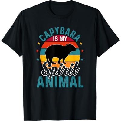 Capybara ist mein Seelentier Vintage Nagetier Lustiges Capybara T-Shirt TRU Herren Damen Tanktop Sweatshirt Kapuzenpullover Langarm 708 Schwarz