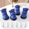 Pet Shoe Thickened Velvet Breathable Durable Anti-Slip Anti-Drop Dog Shoes Winter Boots for Small Dogs Outdoor Walking