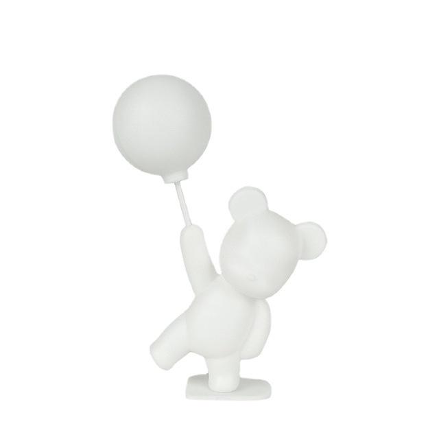 Romantic Light-Up Balloon Cake Decoration & Confession Bear Gift for Birthdays and Valentine's Day