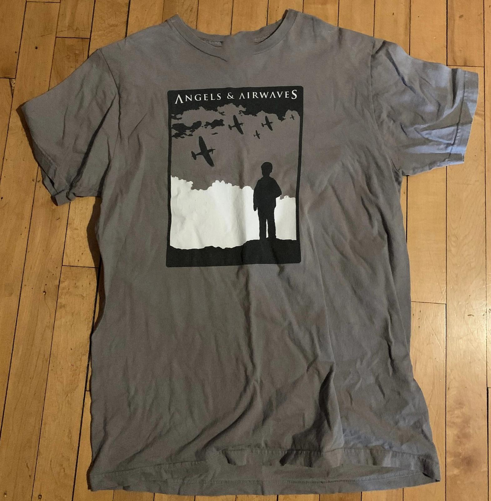 Angels Airwaves Band Collection Gift For Fan Gray T-shirt XL