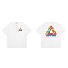 Trendy Brand PALACE Classic Three-dimensional 3D Three-color Phantom Big Triangle LOGO Printed Loose Summer Short-sleeved T-shirt T
