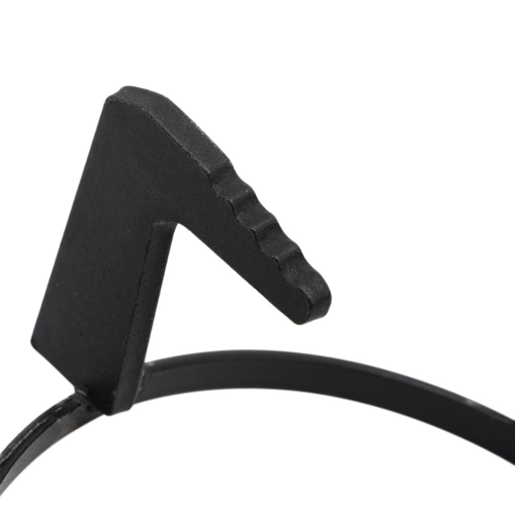 STOBAZA Cast Iron Gas Stove Rack, 7.5-inch, Non-Slip Pot Support Holder, Cookware Stabilizer, Stove Bracket for Home Gas Stoves, Grills, and BBQs