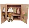 Wardrobe for Egmont Toys Dolls Cabinet with a Bear and Clothes
