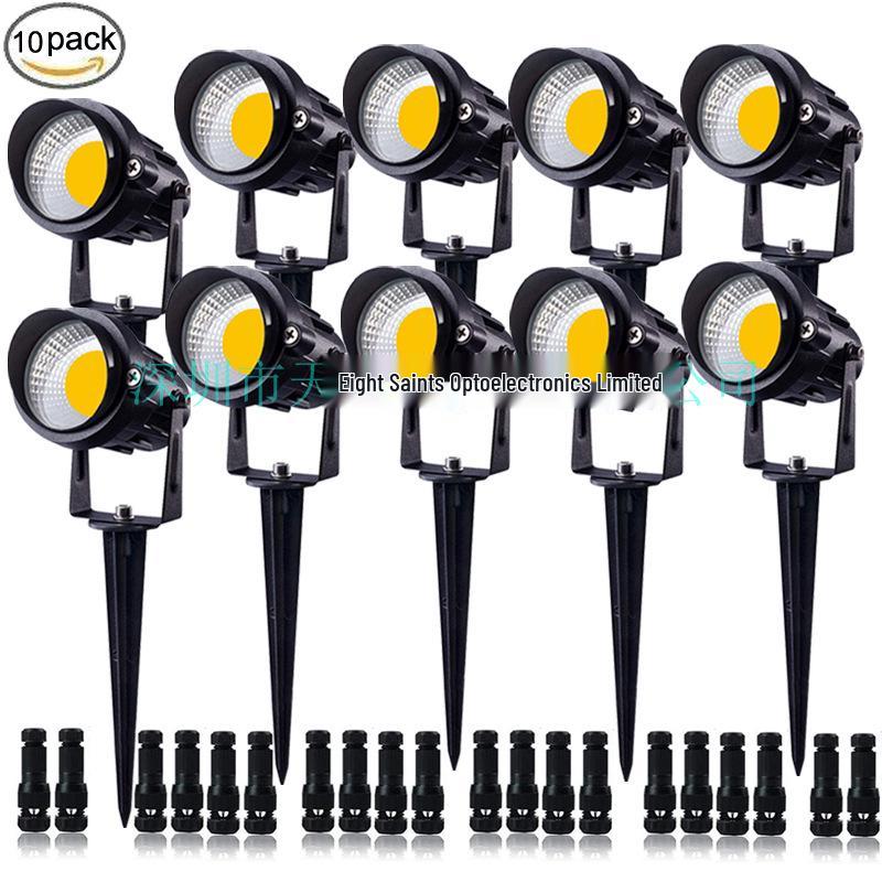 9W Low-Voltage 12V Outdoor COB Garden Pathway Light