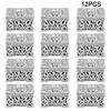 12pcs Square Hollow Plastic Gift Box Candy Boxes Wedding Birthday Party DecorationSilver