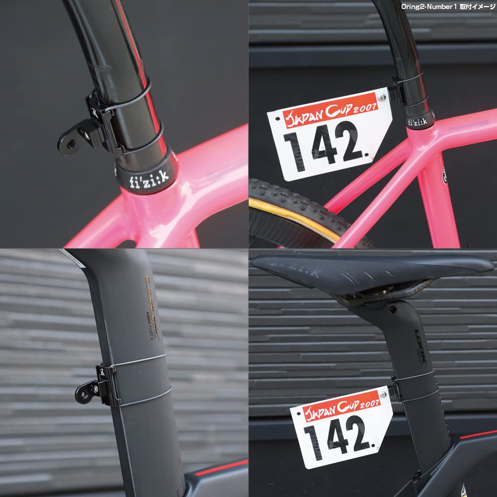 type tail mount for number plates For number plates shape and seat posts up to [RecMount] O-ring [Oring2-Number1] 1-hole (number plates) Cam-tail