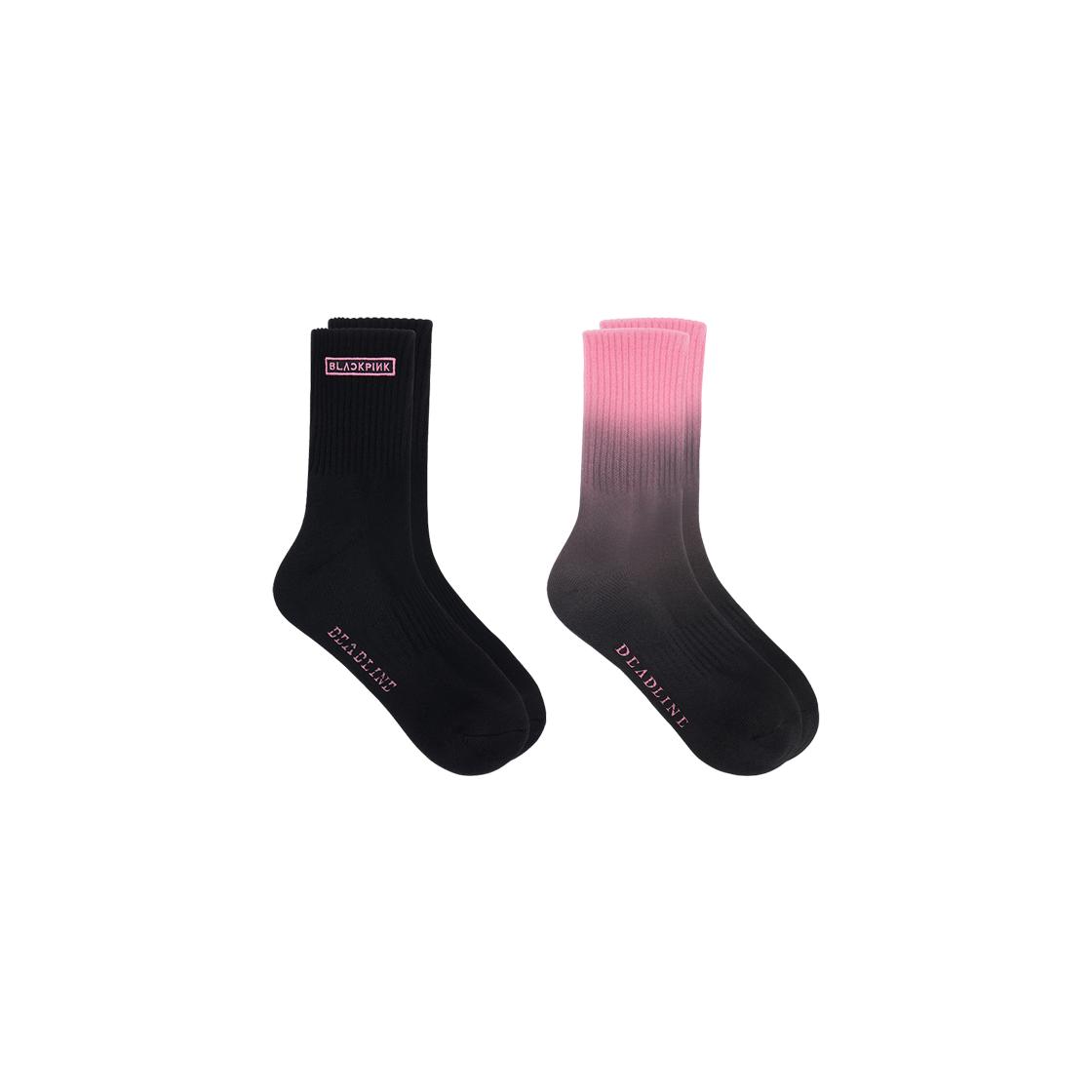 Носки Blackpink Deadline Черные (Набор из 2) ONE SIZE