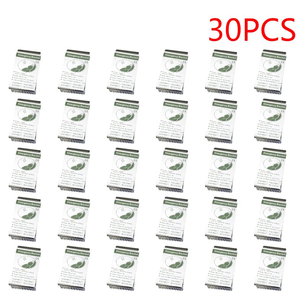 5-30PCS Emergency Blanket Outdoor Survive First Aid Rescue Kit Windproof Waterproof Foil Thermal Blanket for Camping