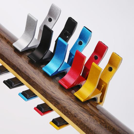 Metal Guitar Capo Heavy Duty Universal Ukulele Acoustic Classical Folk Electric Guitar Tuner Clip Music Instruments Tools Guitar Accessories