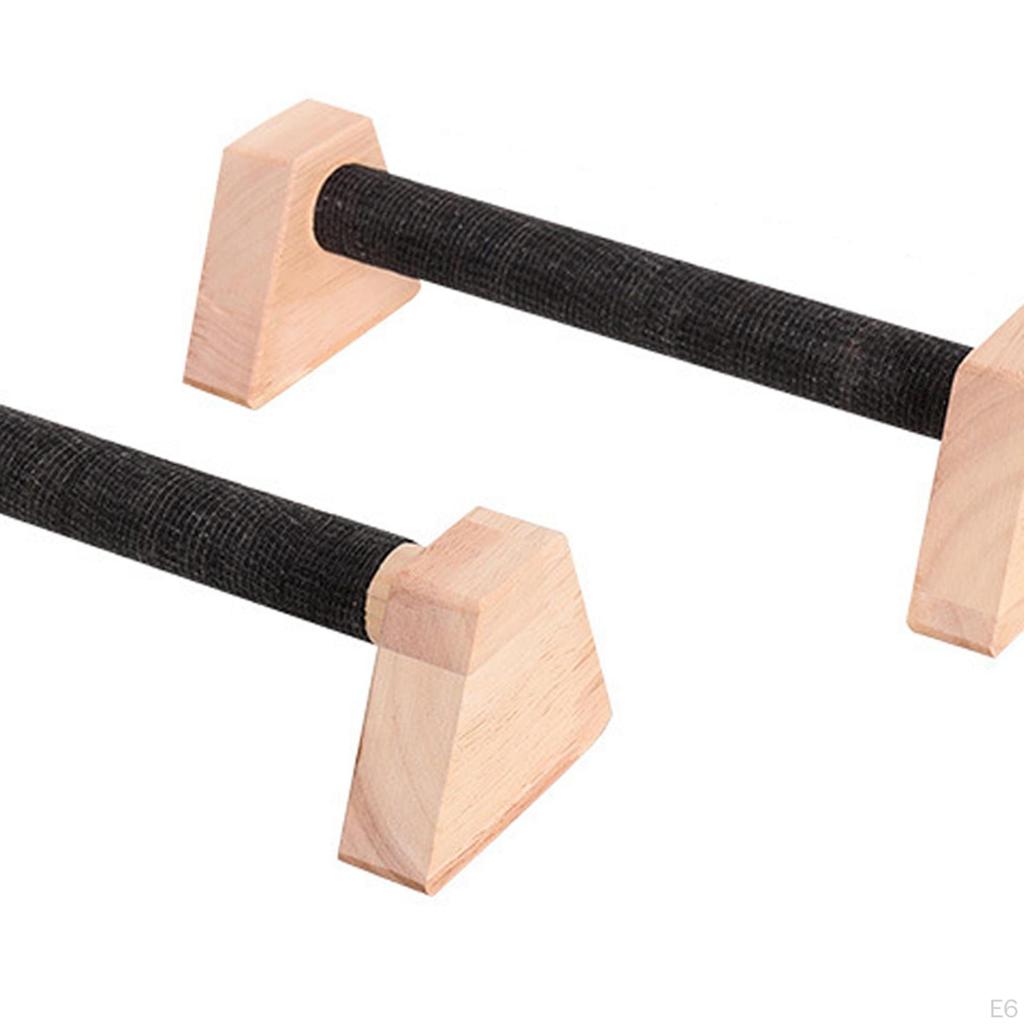 2 Bar Stands for Men, Upper Body Strength Training, Wooden Planks, Blocks To Do Home Gym