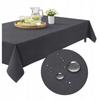 Waterproof Garden Tablecloth 155X200 For Terrace Table Dark Gray Graphite