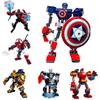 Avengers Building Block Figures Create Your Own Heroes With This Diy Set