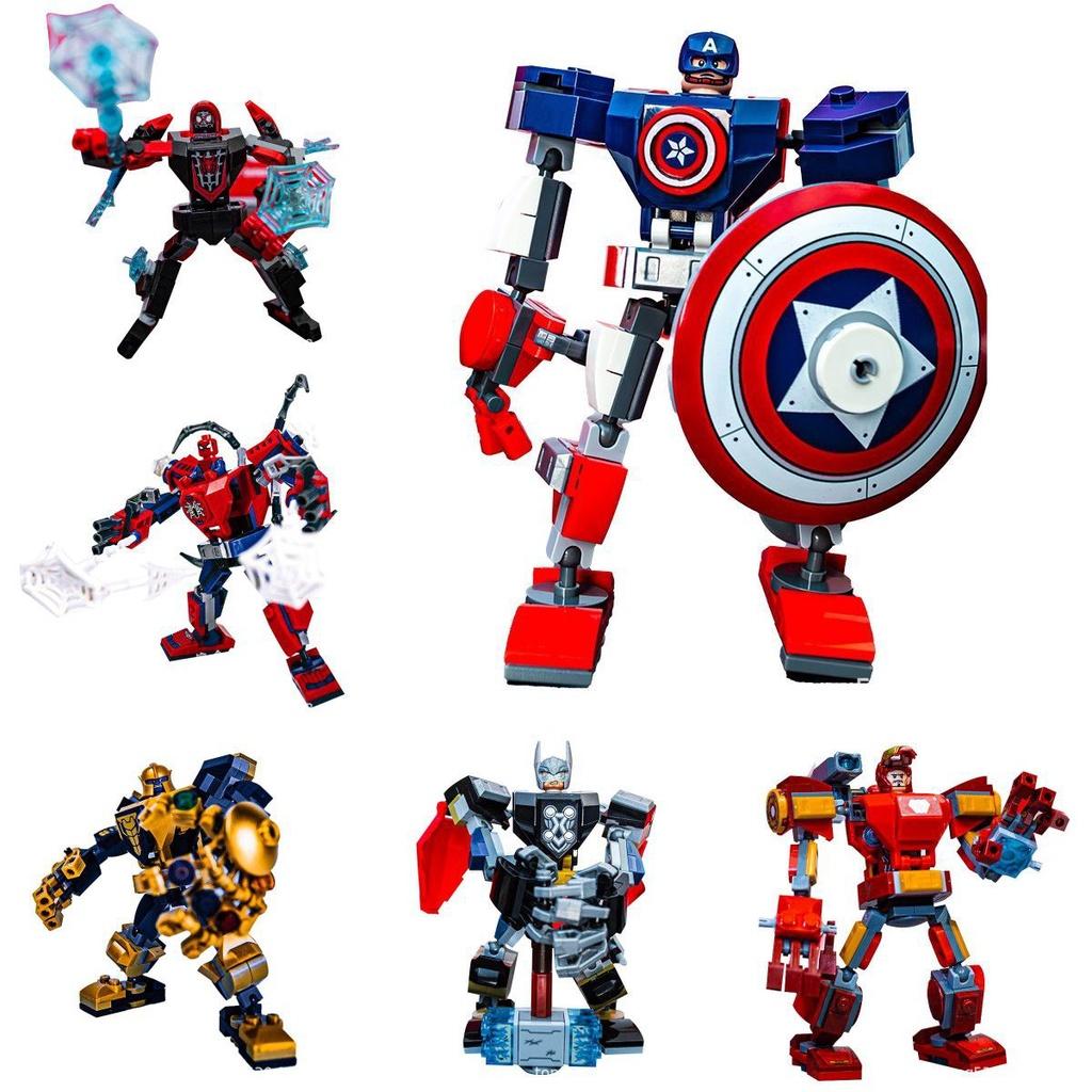 Avengers Building Block Figures Create Your Own Heroes With This Diy Set