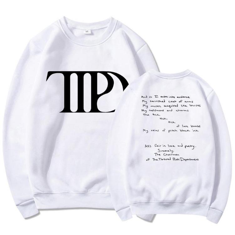 The Tortured Poets Department All’s Fair In Love and Poetry Women Sweatshirt New Album Eras Hoodies