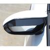 For Toyota Camry 2018-2024 Bright Black Mirror Rain Eyebrow Cover