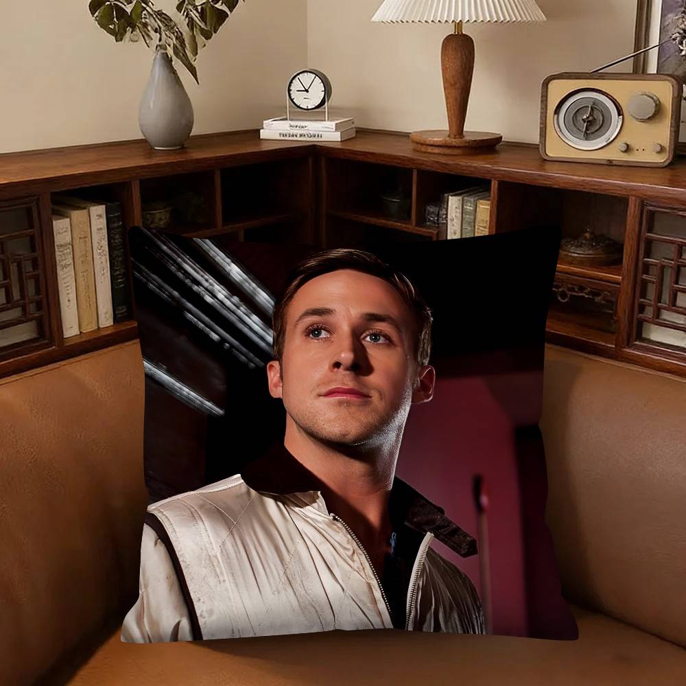Singer RRyan Gosling Pillow Case Fashion Square Pillowcase Bedroom Sofa Room Ins Decoration Leisure