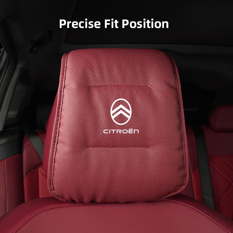 1Pcs Car Seat Headrest Protector Auto Pillow Cover For Citroen C6 C4 C3 C2 C1 2CV VTS DS3 DS4 DS5 RD3 Cross Berlingo Xsara Grand JK6
