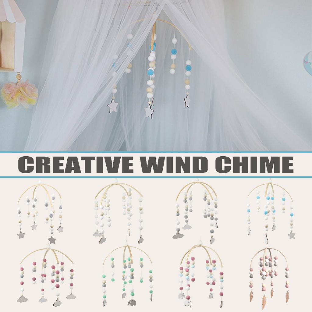 Cheap Wooden Ceiling Mobile Baby Crib Mobile for Boy and Girls Baby Bed