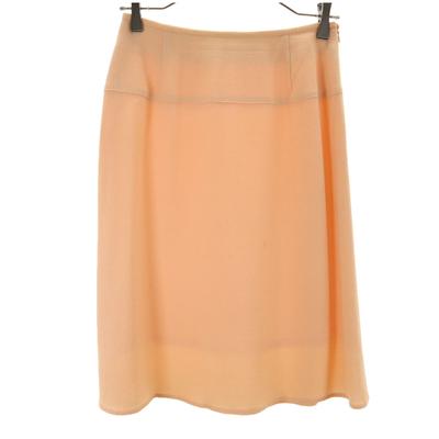 Miss Chloe Made In Japan Wool Blend Midi Length Skirt 40 Orange Series Women Used