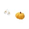 Swan Pumpkin Figurines Tabletop Ornament Decorative Sofa Cushion Art Crafts Couple's Decor for