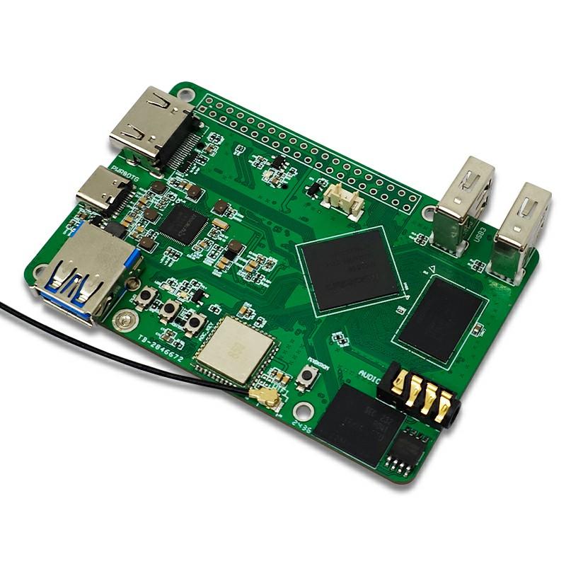LCPI Mini Computer Rockchip RK3566 Development Board ARM Microcontroller Linux Android TV Box