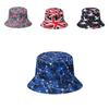 Bucket Hat Floral Four Leaf Clover Fisherman Hat Sun Protection Beach Hat Women