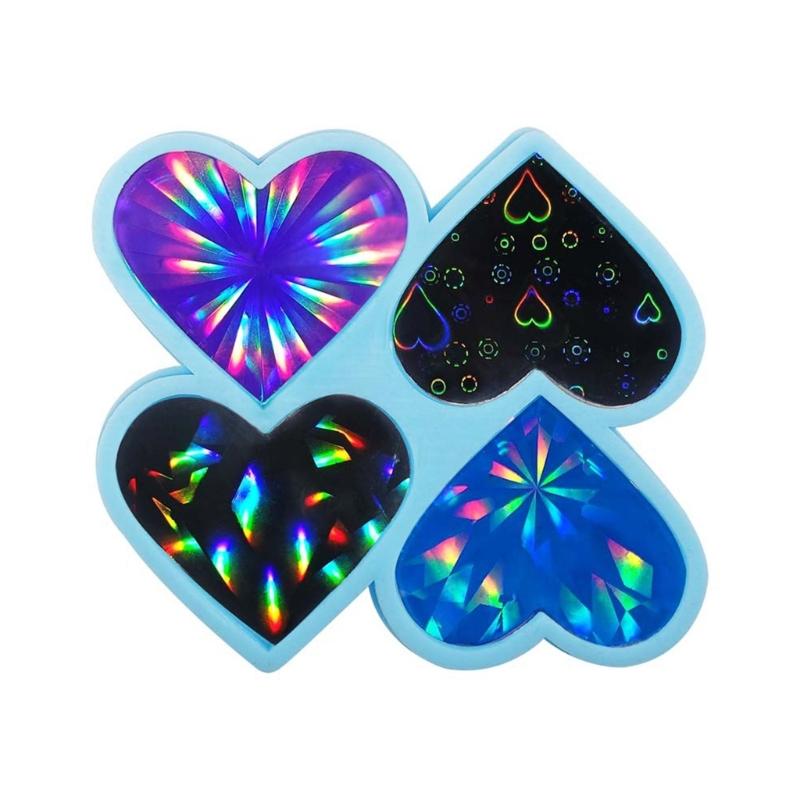 Portable Phone Holder Mold Holographic Light and Shadow Mold Diy Silicone Resin Casting Mold Suitable for Home Crafts