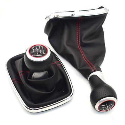 For Volkswagen VW 1999-2004 Golf 4 IV MK4 GTI R32 Bora Jetta MT 12mm 5 / 6 Speed Car Gear Shift Knob Lever Shifter Gaitor Boot